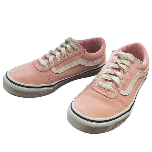 Vans Off The Wall Pink Classic Sneakers Size 3.5 - Picture 1 of 10